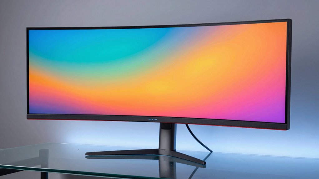 34 inch curved 3 side borderless adjustable ergonomics