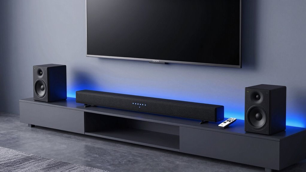 46 inch sound bar system setup