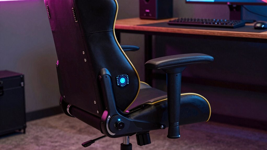 4d armrests with torso support