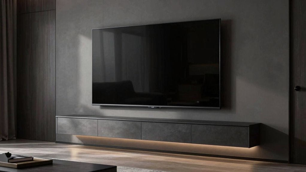 65 inch minimalist bezel sturdy build