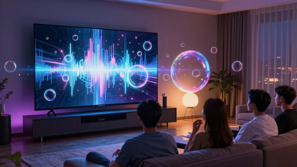 acoustic multi audio with subwoofers