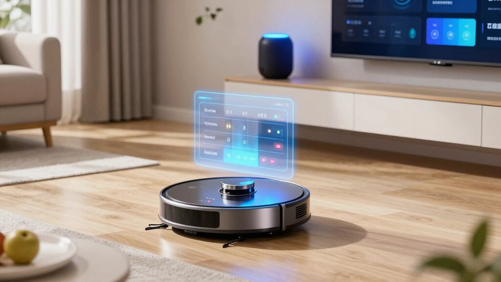 app controlled voice enabled cleaning integration