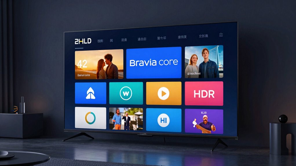 bravia core 4k streaming integration