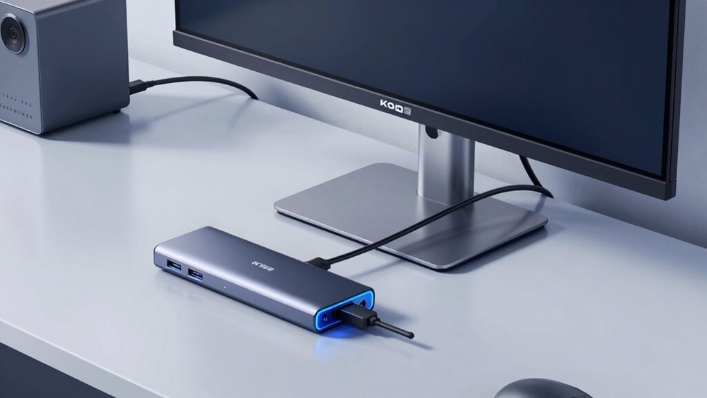 built in usb c dock connectivity