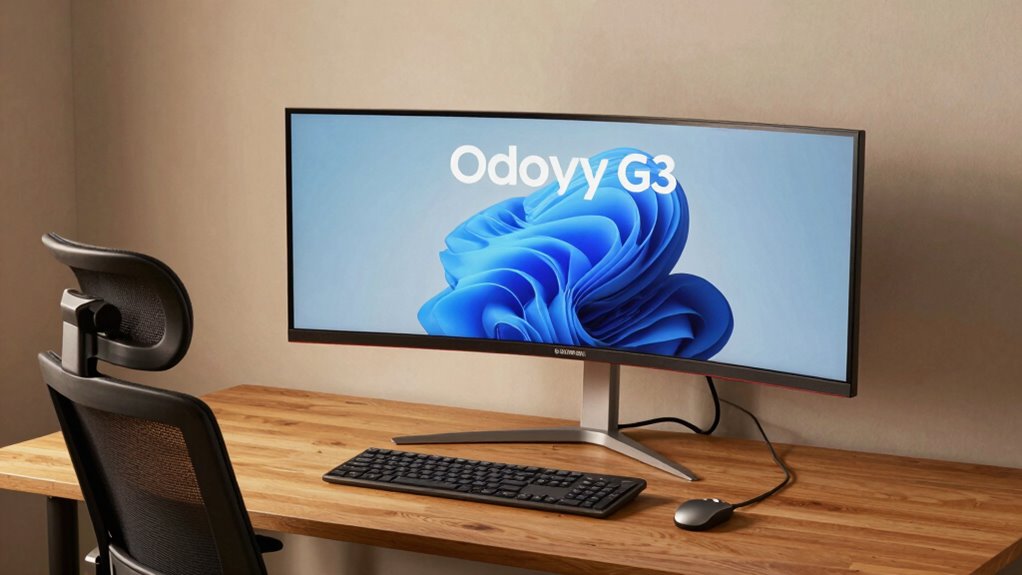 comfortable adjustable borderless compatible display
