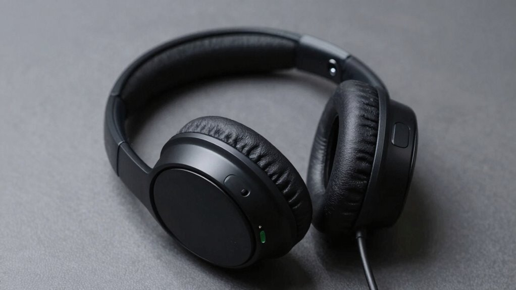 comfortable yet bulky wireless headset design