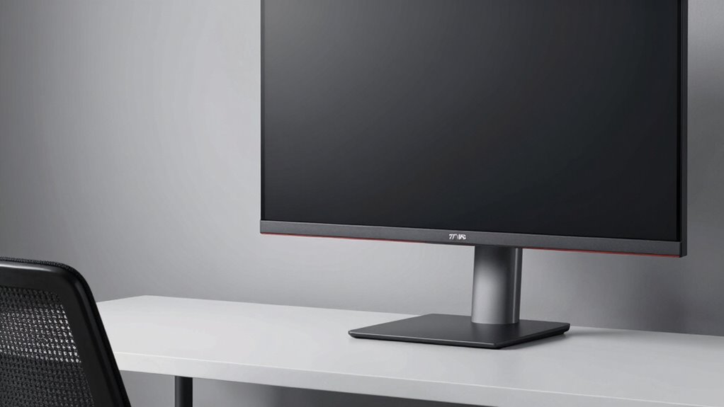 compact 27 inch ips minimalist adjustable stand