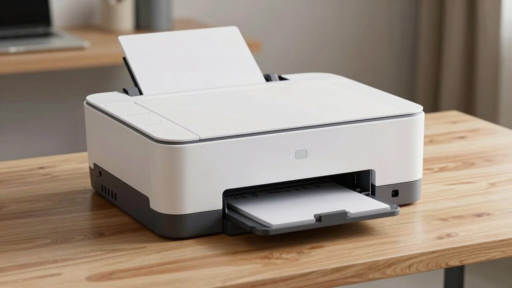 compact all in one white office printer