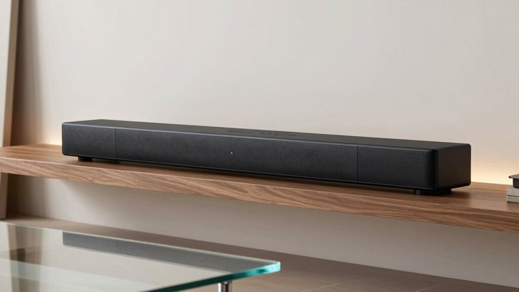 compact apartment friendly soundbar design