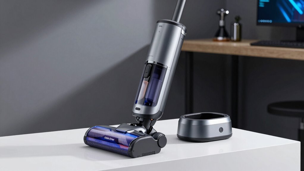compact handheld vacuum ergonomic integrated crevice tool