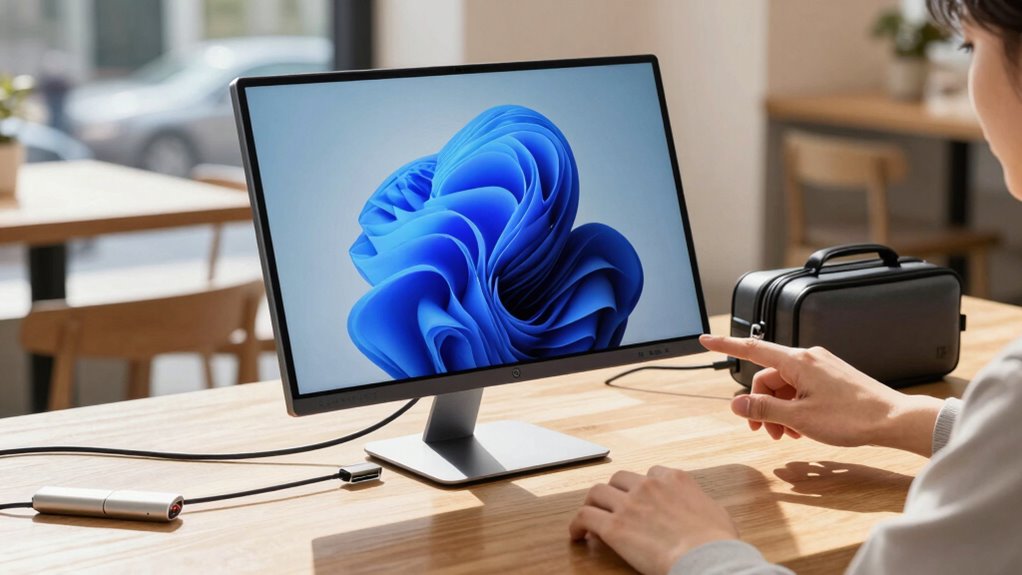 compact mag161v usb c power display