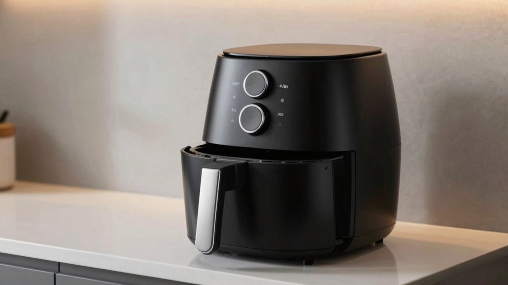 compact matte black 4 quart efficiency