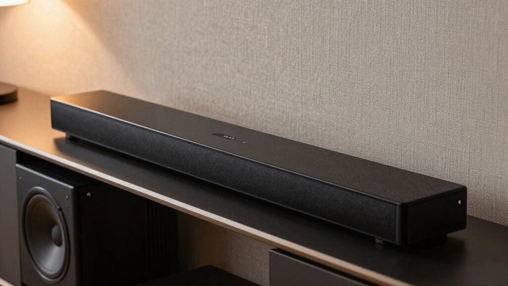 compact minimal sturdy soundbar design