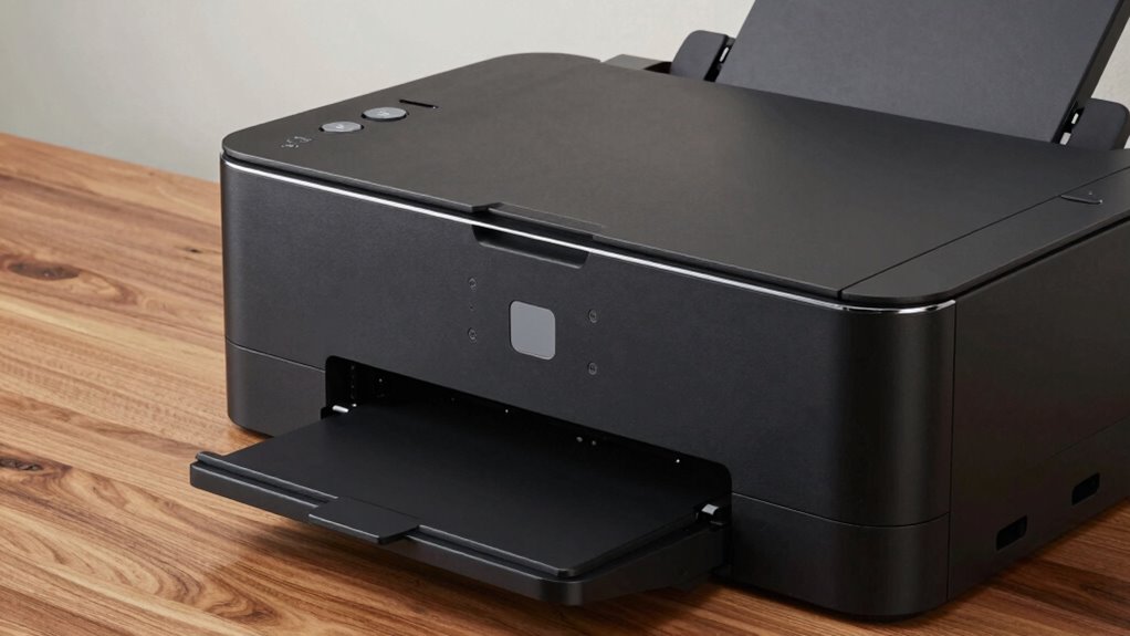compact robust front loading desktop printer