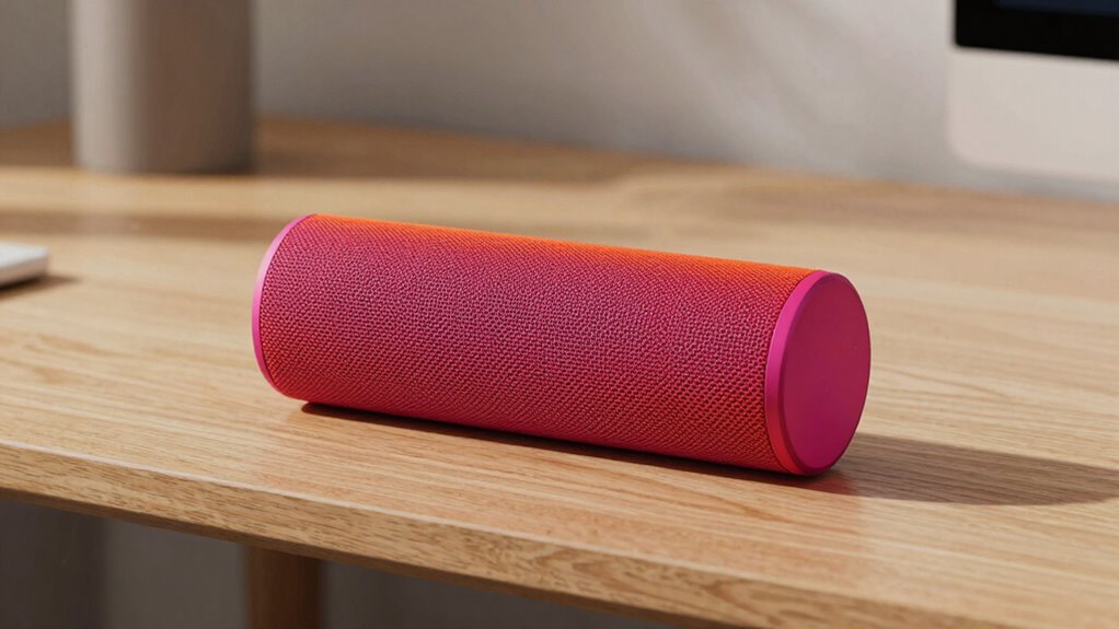 compact rugged cylindrical speaker design