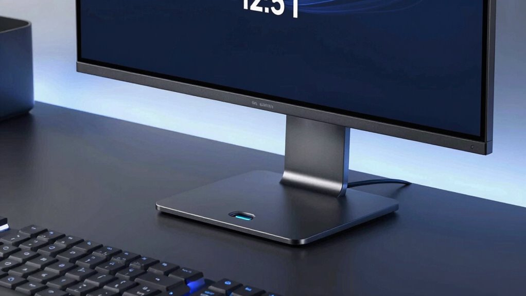 compact secure portable dual screen silhouette