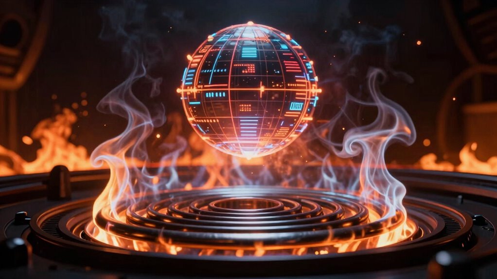 cyclone assist heat management system