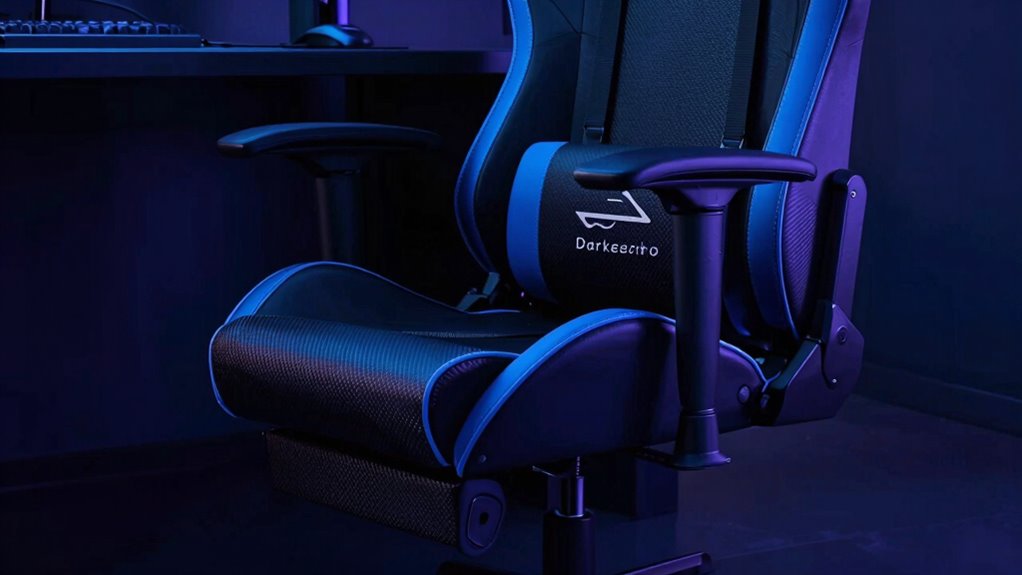 darkecho gaming chair with footrest