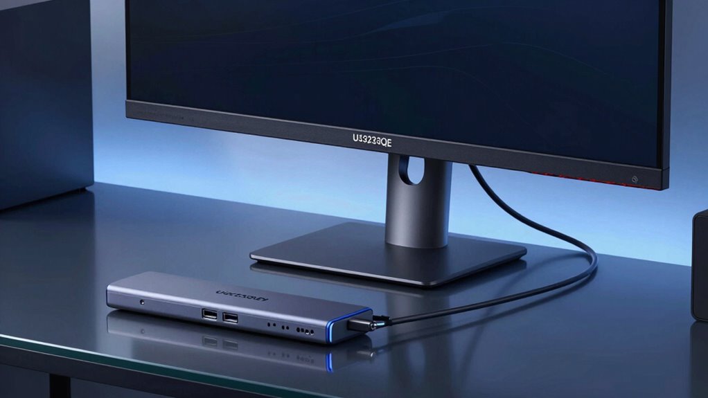 dell ultrasharp u4323qe 4k usb c hub monitor