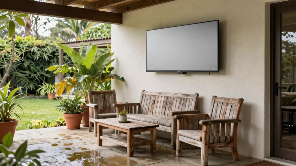 durable weatherproof outdoor tv enclosure