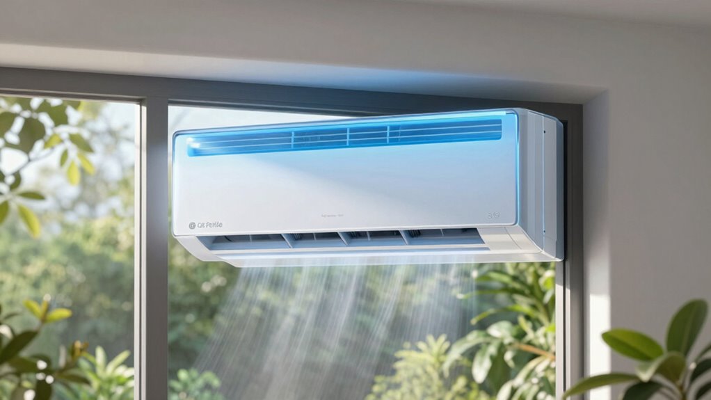 full window view below sill