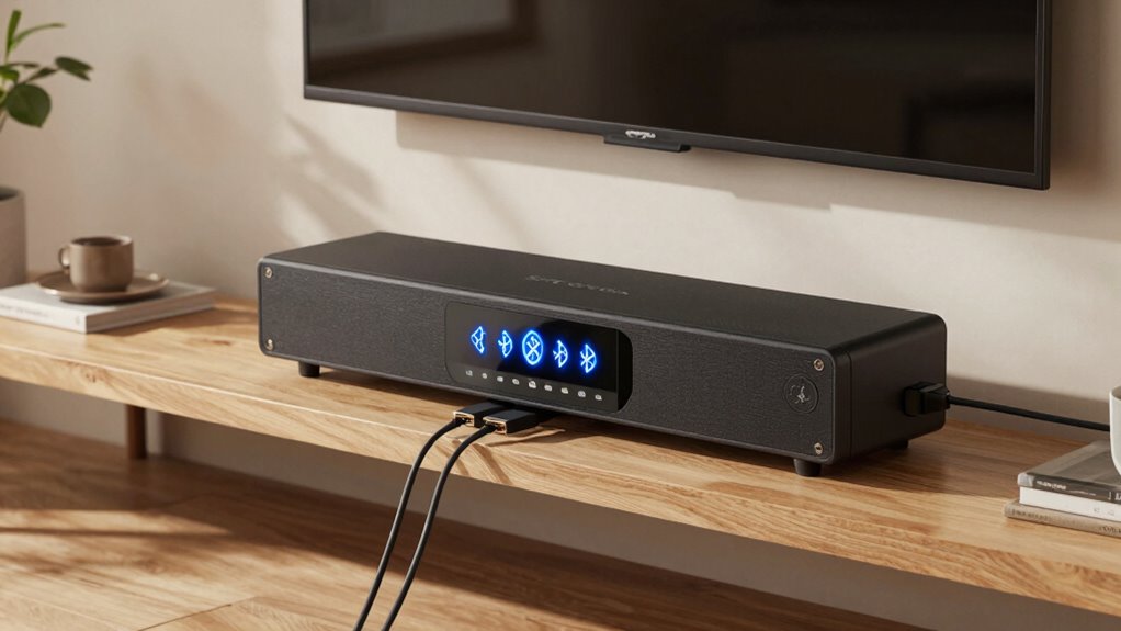 hdmi optical aux bluetooth streaming