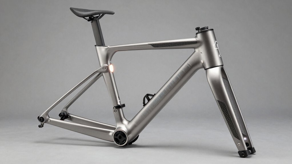 hybrid carbon aluminum stainless frame rigid comfortable