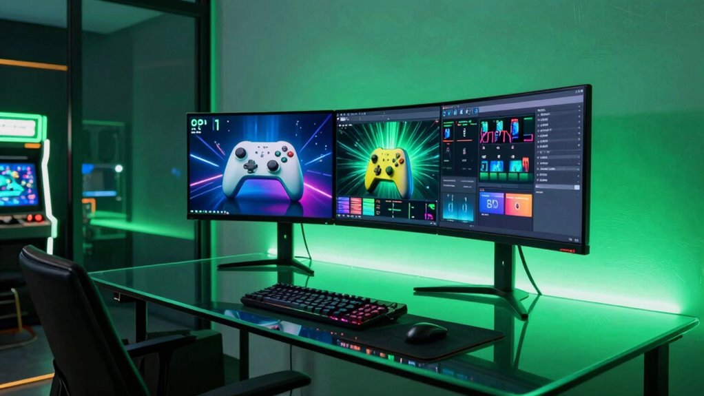 immersive low latency multitasking gaming