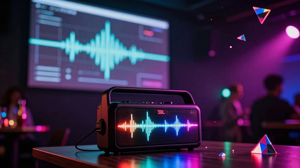 lighting synchronized with music app controlled effects