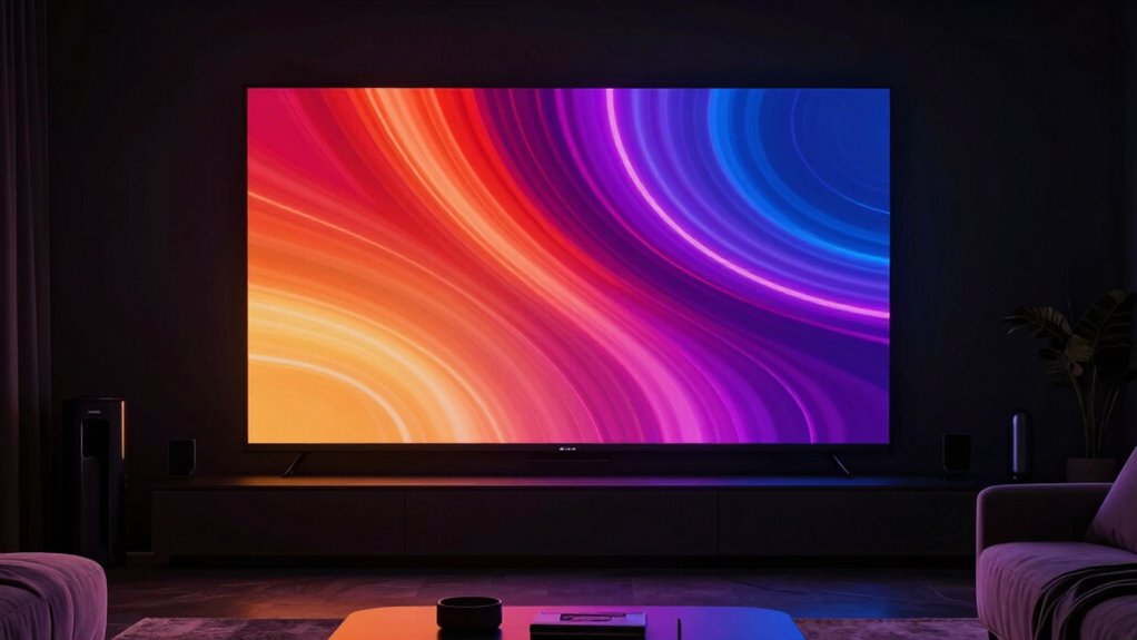 oled performance with deep blacks and accurate color