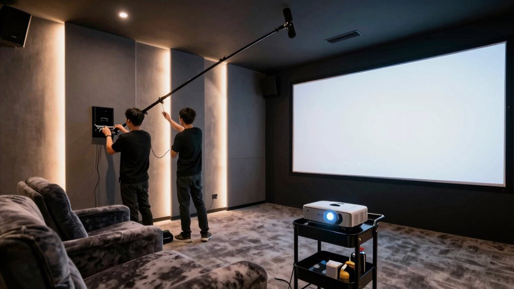 outdoor theater speaker installation considerations and wiring standards