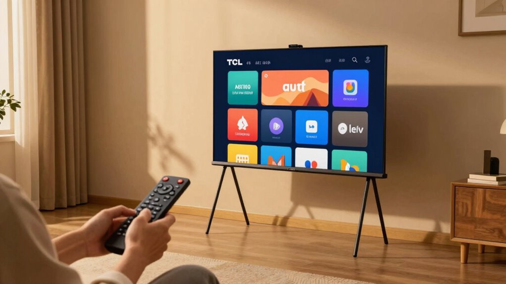 roku powered streamlined home interface