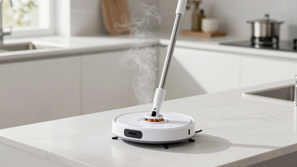 self cleaning mop with remote monitoring