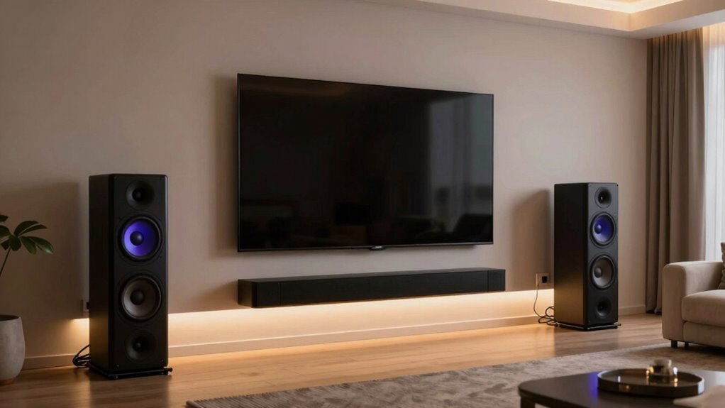 setup with hdmi earc four modular surrounds