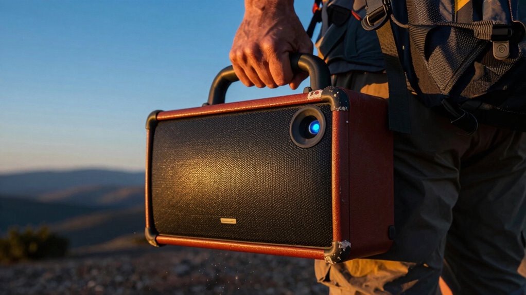 six hour battery ipx4 portable durability