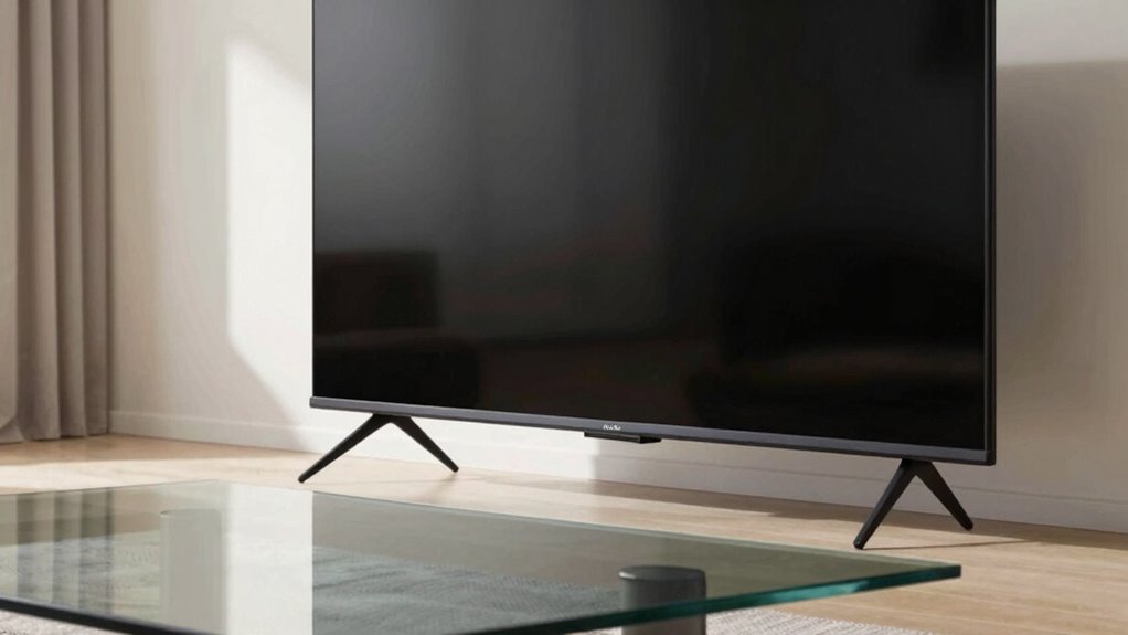 slim thin bezel matte finish tv