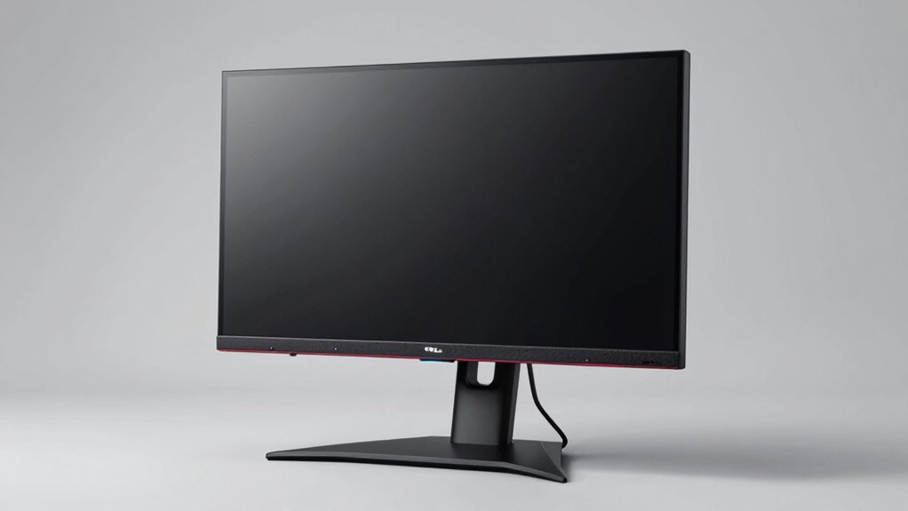 solid restrained gaming monitor build