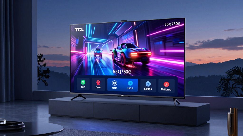 tcl 55q750g gaming google tv latency caveats