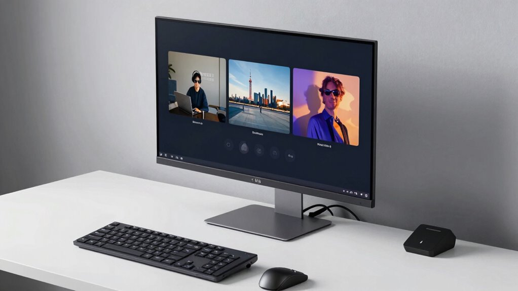 three side borderless ergonomic lg monitor