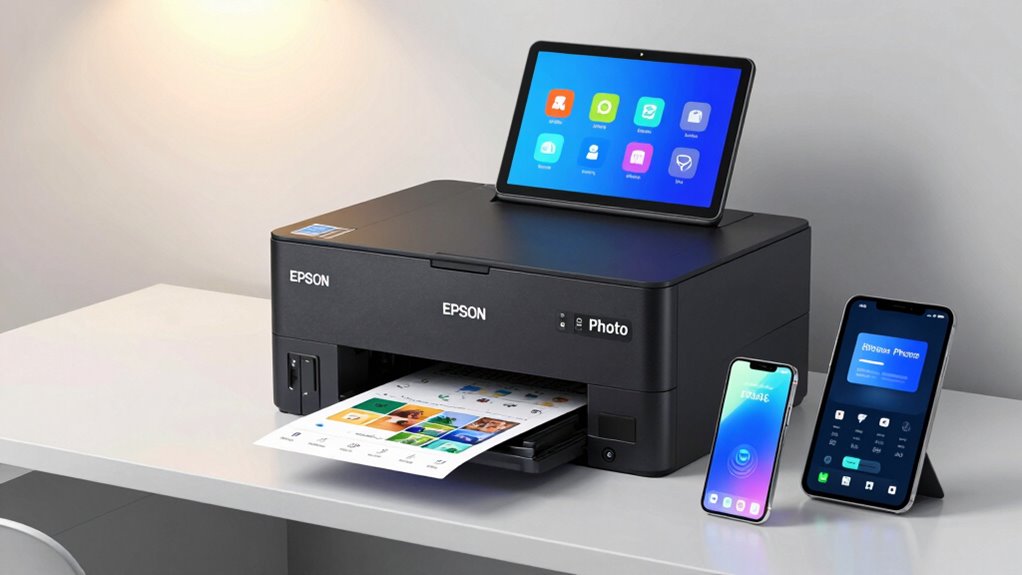 wireless ethernet usb connectivity epson connect mobile app printing