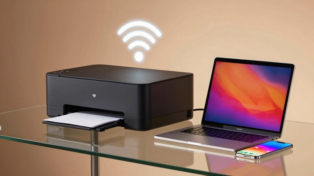 wireless printing with mobile support